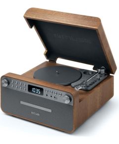 Muse MT-118 AT, brown/grey - Turntable Magnetolas
