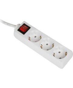 Hama, 3 m, 3 sockets, white - Power strip Strāvas pagarinātāji