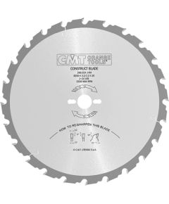 Griešanas disks kokam CMT 286; 350x3,2x30; Z24; 15° Zāģripas