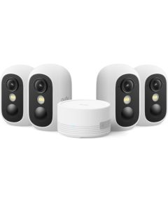 Video novērošanas komplekts Eufy eufyCam C35 - 4 Kit  1920 x 1080 - 1080p - Audio  Wi-Fi 5 V - HomeBase Mini Камеры наблюдения