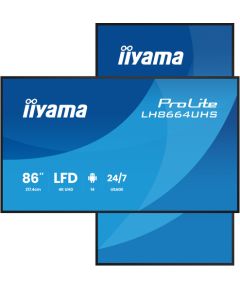 IIYAMA 217,4cm(85,6") LH8664UHS-B3AG 16:9  2xHDMI+USB-C (Speditionsversand) Monitori
