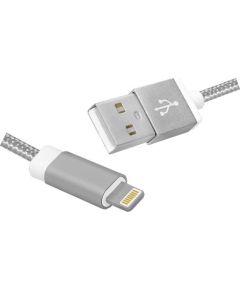Lamex LX8447 USB Кабель для зарядки iPhone 1m / серебряный Дата USB-кабели