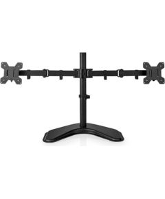 Nedis MMDOSD110BK Galda monitora stiprinājums 2 ekrāniem 15–32" 75 x 75/100 x 100 (pilna kustība) TV un monitoru stiprinājumi, kronšteini