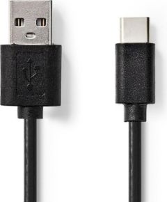 Nedis CCGT60600BK20 USB 2.0 USB-A Male USB-C™ Male 480 Mbps 2 m Кабель для зарядки Дата USB-кабели