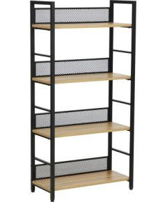 Shelf HECTOR 60x28xH121cm, ash/black Новинки Для дома и сада 