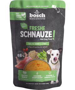 BOSCH Freshe Schnauze with turkey, quinoa and spinach – wet dog food – 250g Suņu barība