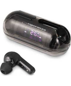 Esperanza EH239K Bluetooth In-Ear Headphone TWS Black Bluetooth austiņas