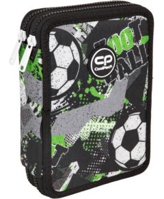 Double decker school pencil case with equipment CoolPack Jumper XL Let's Gol Mugursomas