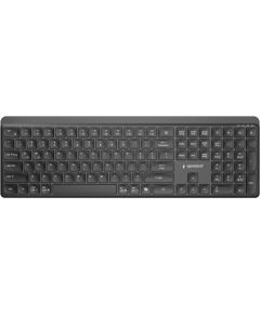 KEYBOARD WRL SLIM 2.4G+BT US/KB-WPS-03 GEMBIRD Klaviatūras