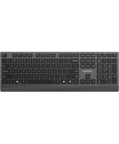 KEYBOARD MULTIMEDIA USB ENG/BLACK KB-MCH-06 GEMBIRD Klaviatūras