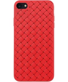 Devia Woven Pattern Design Soft Case iPhone SE2 red Чехлы - альтернативные