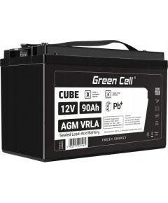 Akumulators Green Cell Cube AGM VRLA IP54 12V 90Ah Jaunumi - Datori
