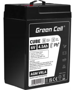Akumulators Green Cell Cube AGM VRLA IP54 6V 4.5Ah Jaunumi - Datori
