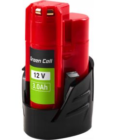 Akumulators Green Cell Milwaukee M12 12V 3Ah M12 B3 4932451388 Новинки Компьютерная техника