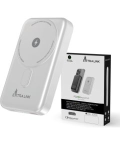 Extralink MagSafe10000 mAh White Внешний Аккумулятор Bezvadu telefonu lādētāji