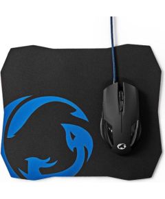 Nedis GMMP110BK Игровая Мышь и Коврик Для Мыши - Со Шнуром Мыши