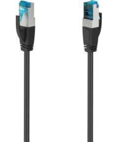 Hama Ethernet Cable, CAT 6a, 10 Gbit/s, 0,25 m, black - Network cable Сетевые кабели, провода