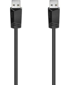 Hama USB-A cable, 1,5 m, black - Cable Сетевые кабели, провода