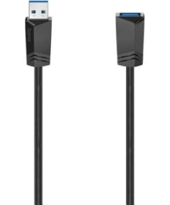 Hama Extension Cable, USB-A 3.0 extension, 1,5 m, black - Cable Сетевые кабели, провода