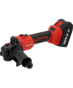 Akumulatora leņķa slīpmašīna Yato YT-828251; 18 V; 125 mm; 1x4,0 Ah akum. Slīpmašīnas