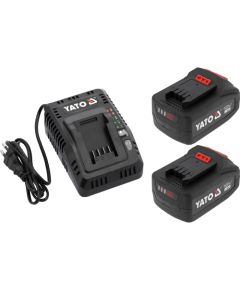 Piederumu komplekts Yato YT-828510; 18 V; 2x4,0 Ah akum. Аккумуляторы