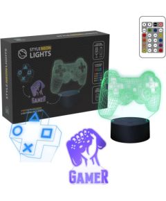 Manta SNL122RGB LED lamp Light decoration Game 2 RGB 3D Jaunumi, Bērnu preces