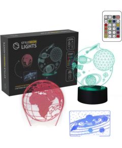 Manta SNL118RGB LED lamp Light decoration Kosmos RGB 3D Jaunumi, Bērnu preces