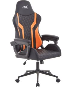 Baracuda Gaming Chair Whale Black/Orange Biroja krēsli