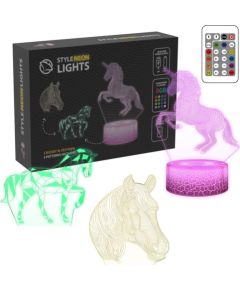 Manta SNL116RGB LED lamp Light decoration Horses RGB 3D Jaunumi, Bērnu preces