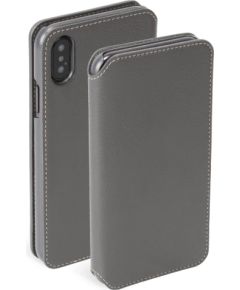 Krusell Pixbo 4 Card SlimWallet Apple iPhone XS Max grey Neoriģinālie Maciņi