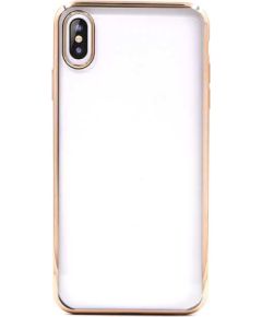 Devia Glitter soft case (TPU) iPhone XS Max (6.5) gold Чехлы - альтернативные