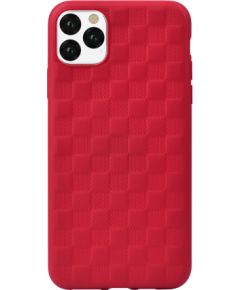Devia Woven2 Pattern Design Soft Case iPhone 11 Pro Max red Чехлы - альтернативные