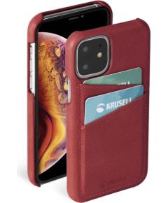 Krusell Sunne CardCover Apple iPhone 11 vintage red (61791) Neoriģinālie Maciņi