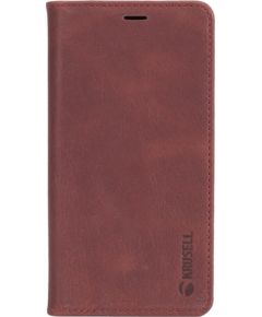 Krusell Sunne 4 Card FolioWallet Apple iPhone XS Max vintage red Neoriģinālie Maciņi
