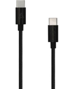 Sbox Type C - Type C Charging/Data Cable Black Data USB kabeļi