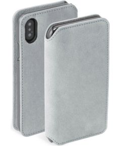 Krusell Broby 4 Card SlimWallet Apple iPhone XS light grey Neoriģinālie Maciņi