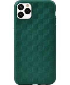 Devia Woven2 Pattern Design Soft Case iPhone 11 Pro Max green Чехлы - альтернативные