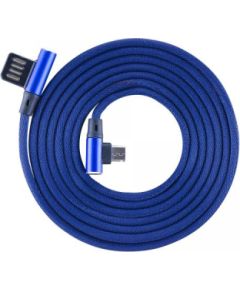 Sbox USB->Micro USB 90 M/M 1.5m USB-MICRO-90BL blueberry blue Дата USB-кабели