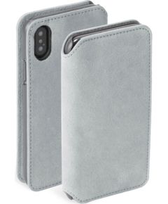 Krusell Broby 4 Card SlimWallet Apple iPhone XS Max light grey Neoriģinālie Maciņi