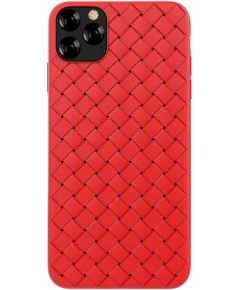 Devia Woven Pattern Design Soft Case iPhone 11 Pro red Чехлы - альтернативные