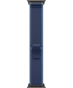 Apple 49mm Blue/Bright Blue Trail Loop - S/M - Black Titanium Finish Smart pūlksteņu aksesuāri