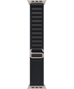 Apple 49mm Black Alpine Loop - Large - Natural Titanium Finish Apple Smart pūlksteņu aksesuāri