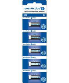 Alkaline batteries to a car remote A32/32A 9V blister 5 pcs. Baterijas un akumulatori