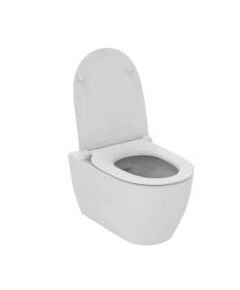 Ideal Standard pods ar SC vāku i.Life O rimless, stiprināms pie sienas, 350x535 mm, balts Подвесные