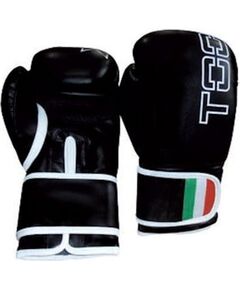 Boxing gloves TOORX LEOPARD BOT-003 12oz black eco leather Boksa inventārs