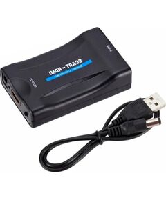 RoGer Signāla Pārveidotājs no SCART uz HDMI (+Audio) Melns HDMI vadi