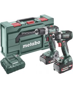 Instrumentu komplekts Metabo BS 18 L BL + SSW 300; 18 V; 300 Nm; 1x5,2 Ah; 1x2,0 Ah akum. Наборы электроинструментов