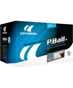Galda tenisa bumbiņas Cornilleau P-Ball 1* ABS ITTF white, 40+mm Galda teniss