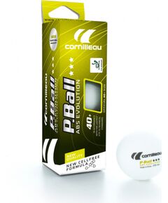 Galda tenisa bumbiņas Cornilleau P-BALL ABS EVOLUTION 3*** ITTF Galda teniss