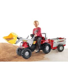 Rolly Toys Трактор педальный rollyJunior RT с прицепом и ковшом  (3-8 лет) 811397 Германия Детский электромобиль